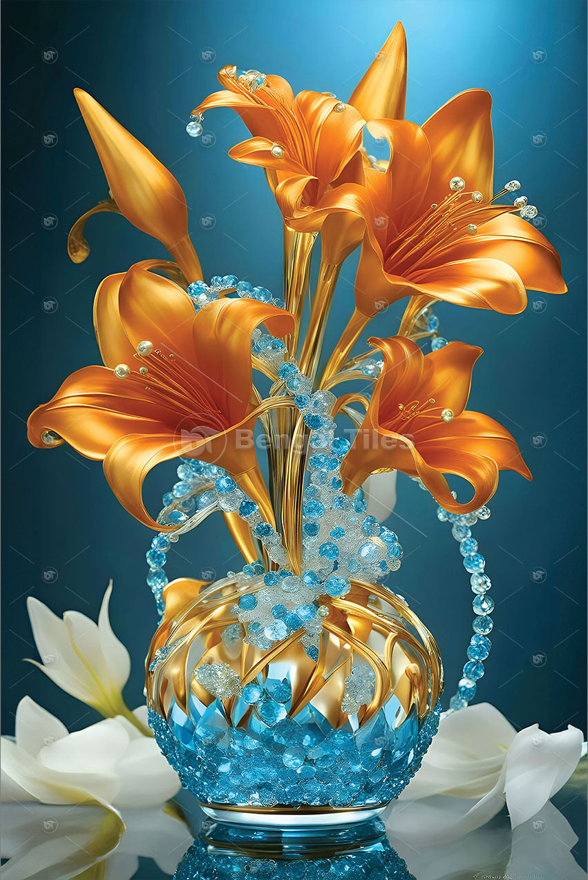 Timeless Floral Elegance Wall Decor - 12026