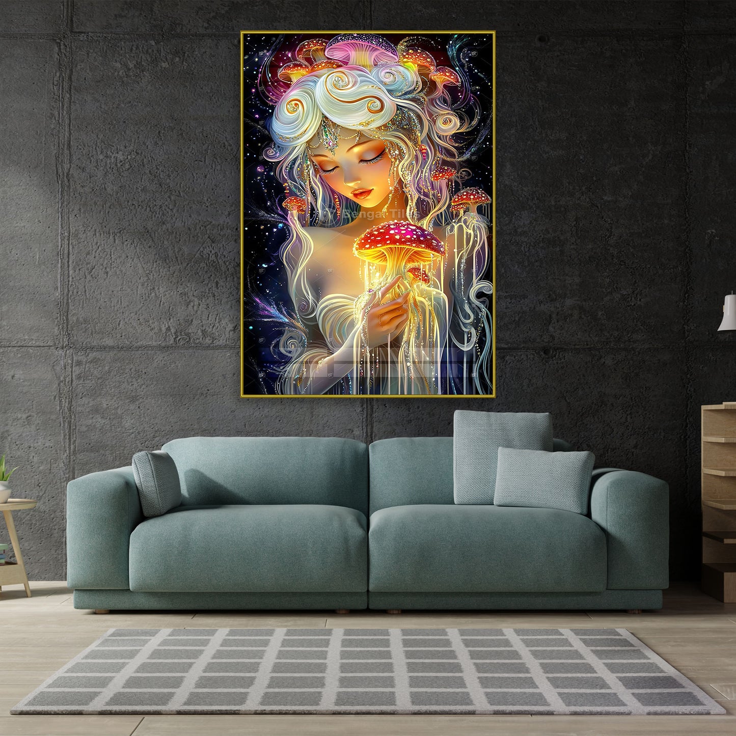 Radiant Woman High-End Digital Wall Decor - 13002