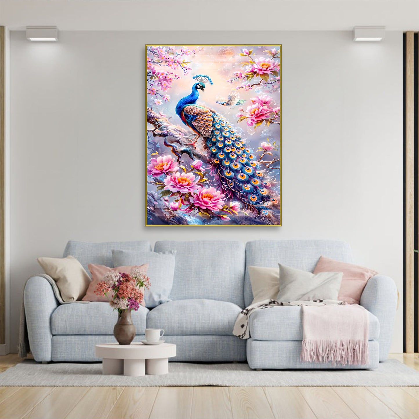 Digital Splendor Peacock 3D Wall Decor - 13025