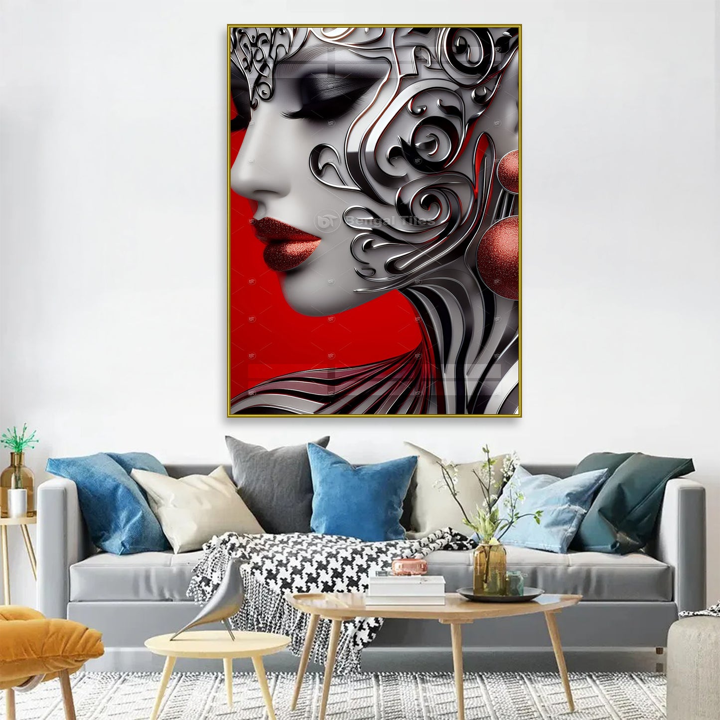 Stylish Elegant Lady Premium Wall Art - 13035