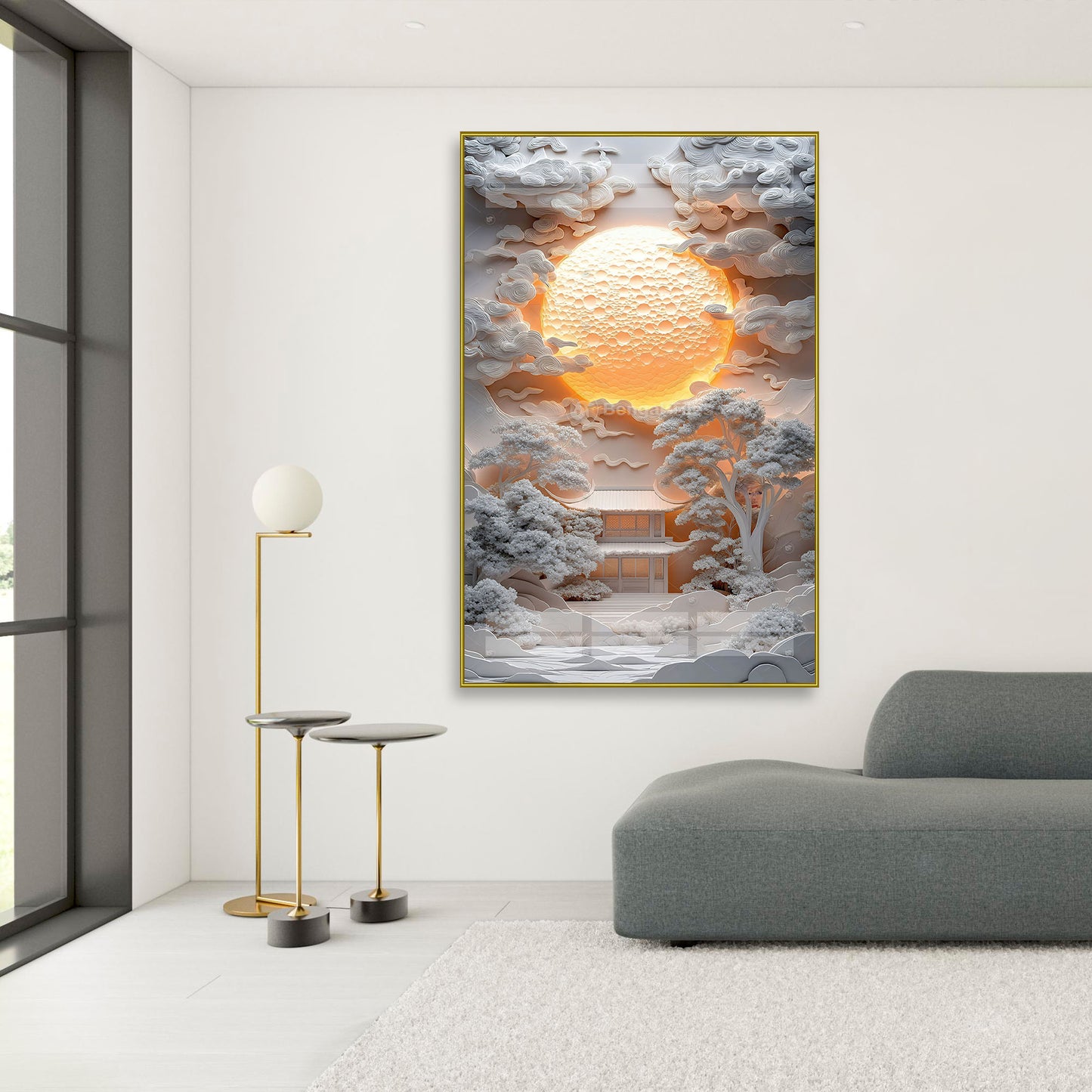 Exclusive Artistic 3D Wall Design - 13050