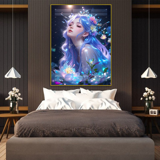 Midnight Beauty Girl High-end Wall Decor - 13071