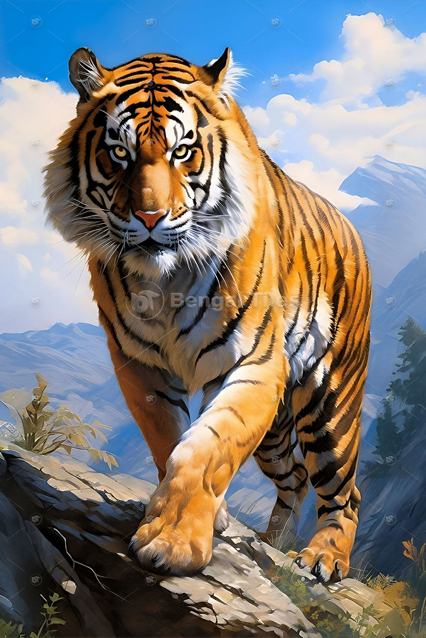 Royal Tiger Elegant Premium Wall Decor - 13079