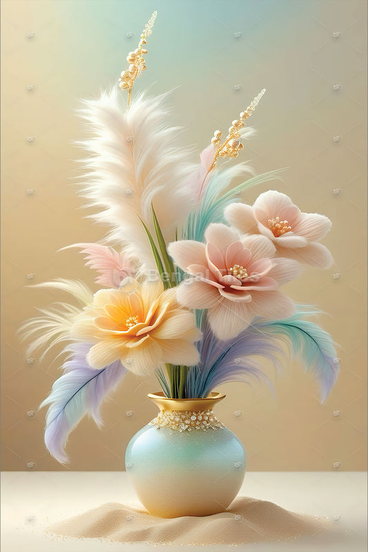 Premium White Blossom Wall Decor - 12029