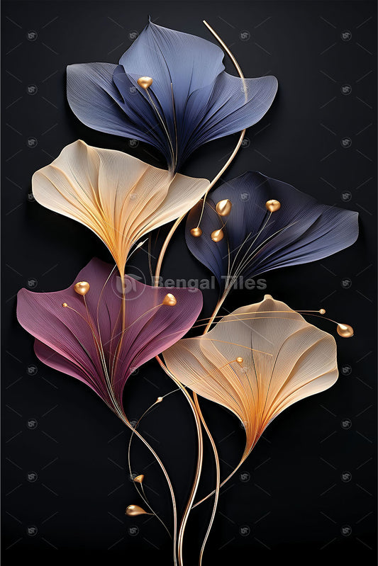Elegant Floral Premium Wall Art  - 12032