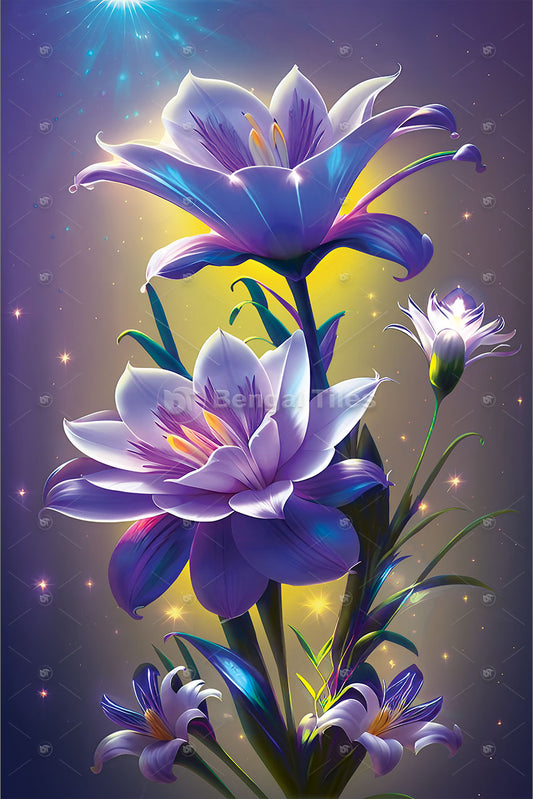 Sophisticated Flower Wall Art - 12037