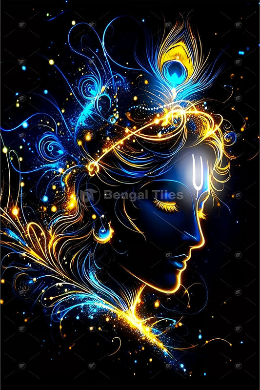 Grace in Motion Shri Krishna Spiritual Wall Decor - 12054