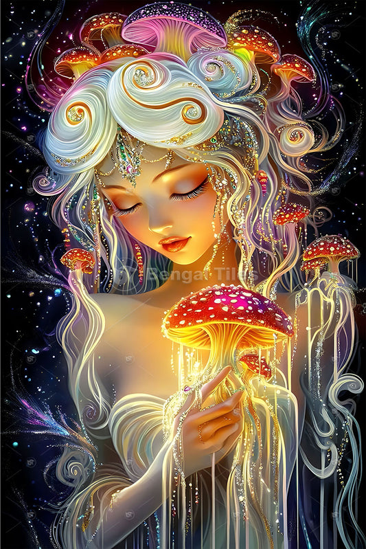 Radiant Woman High-End Digital Wall Decor - 13002