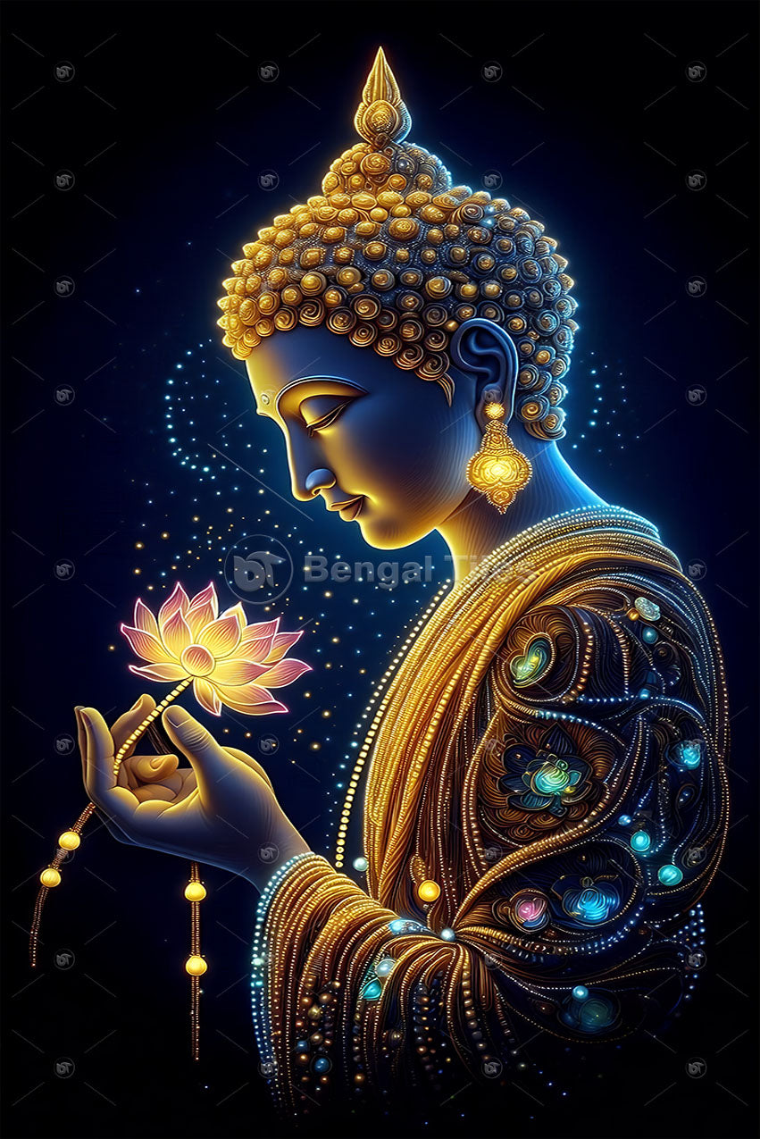 Zen Buddha Digital Wall Decor - 13004