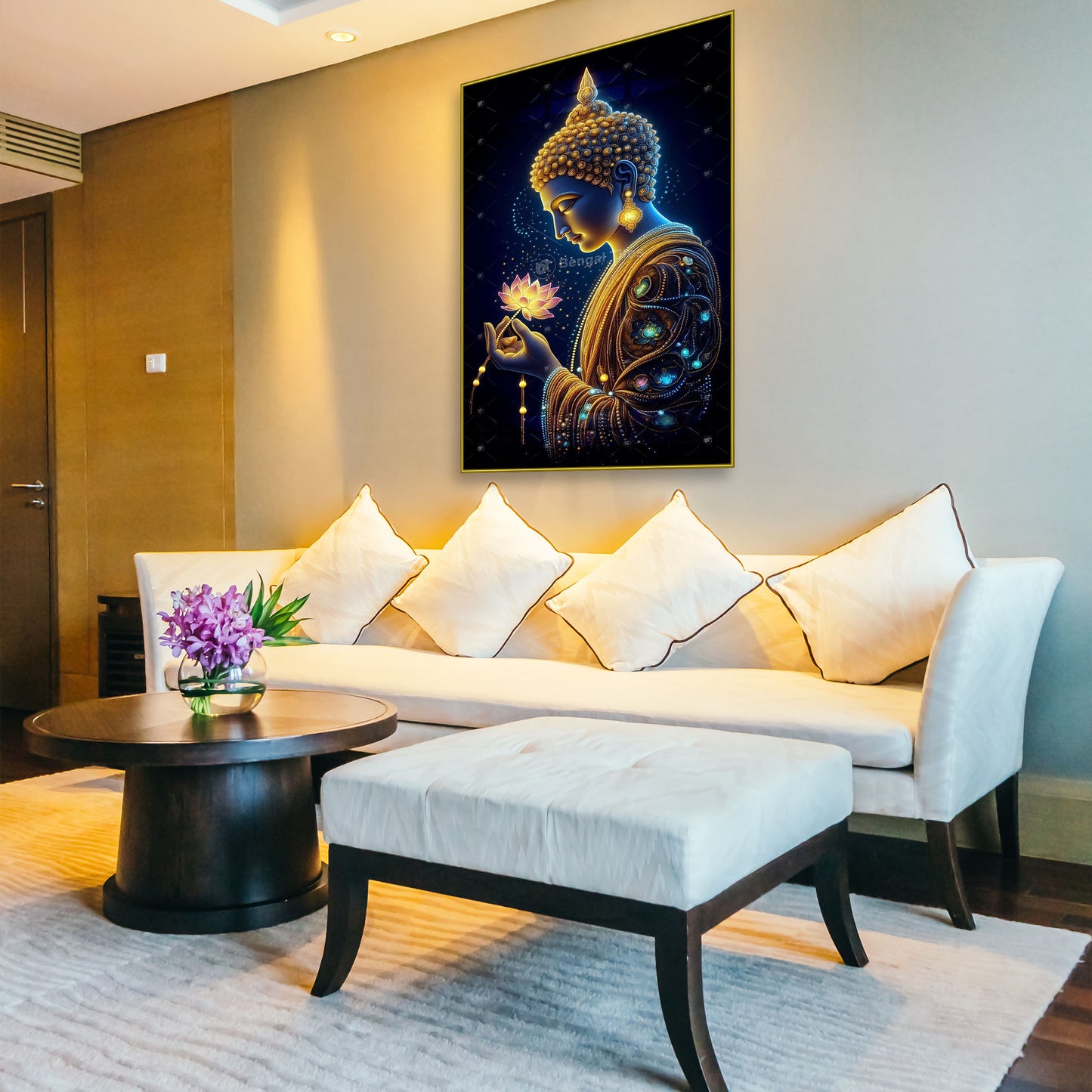 Zen Buddha Digital Wall Decor - 13004