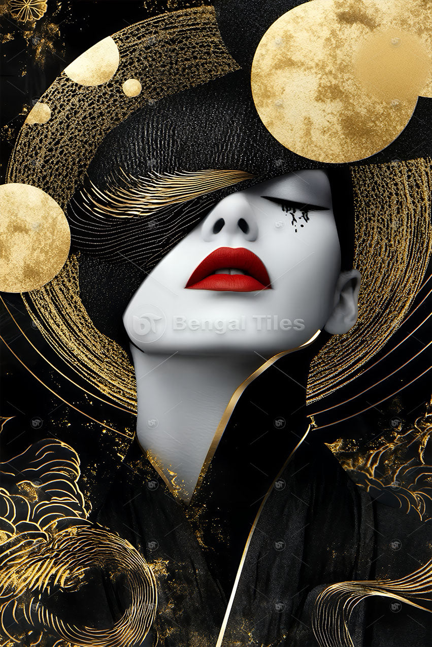 Timeless Lady Art Piece For Wall  - 13021