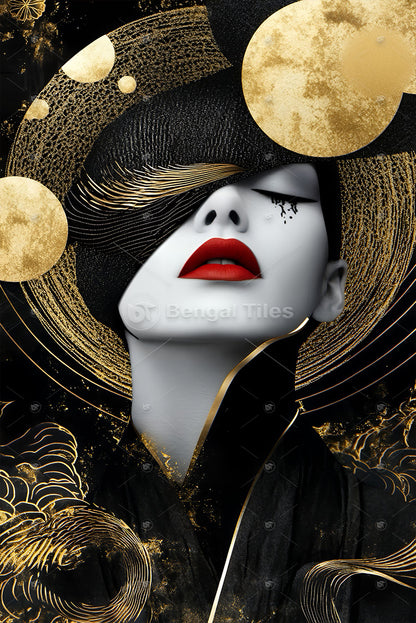 Timeless Lady Art Piece For Wall  - 13021