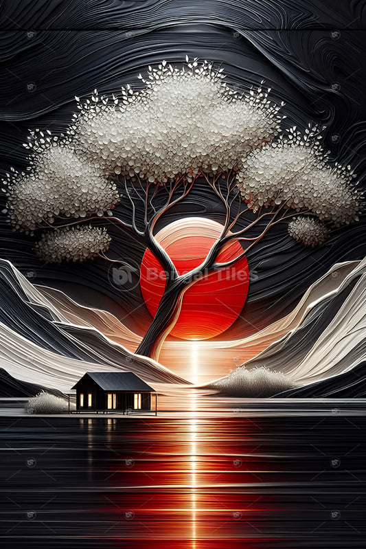 The Setting Sun Wall Art  - 13022