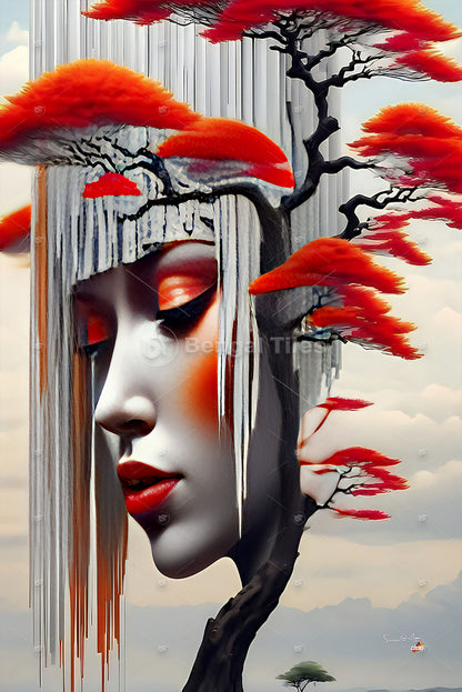 Modern Beauty  Digital Wall Decor  - 13030