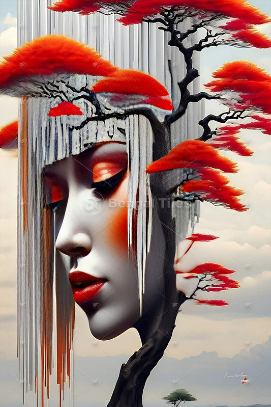 Modern Beauty  Digital Wall Decor  - 13030