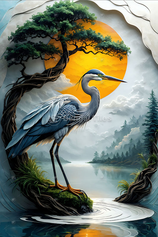 High-Gloss Artistic Premium Digital Wall Decor  - 13033