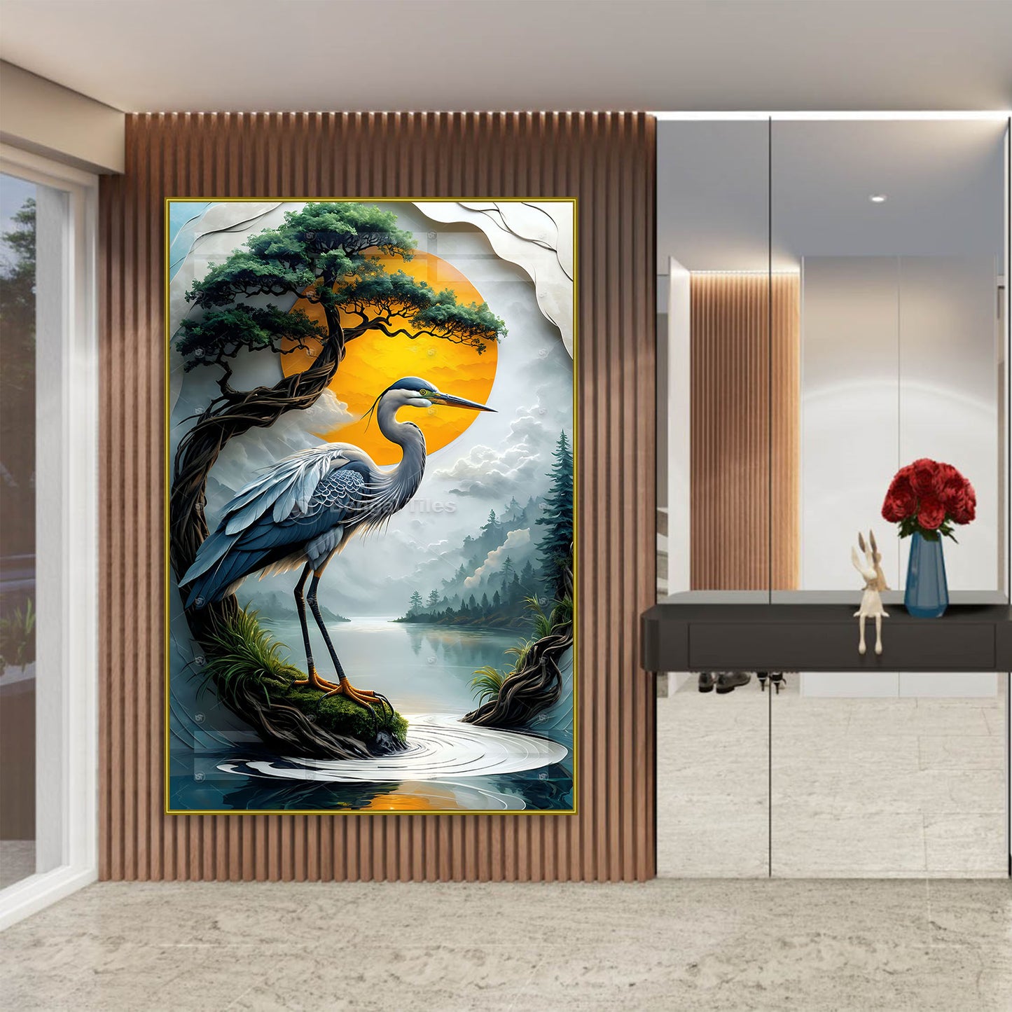 High-Gloss Artistic Premium Digital Wall Decor  - 13033