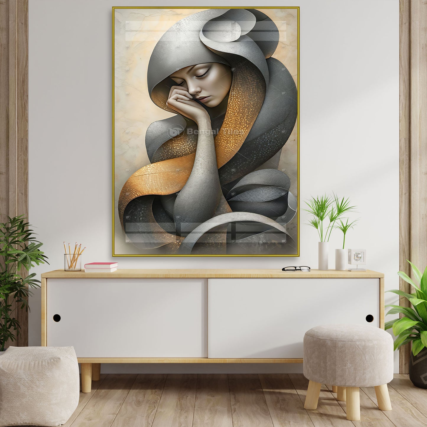 Contemporary Woman Digital Wall Art - 13036