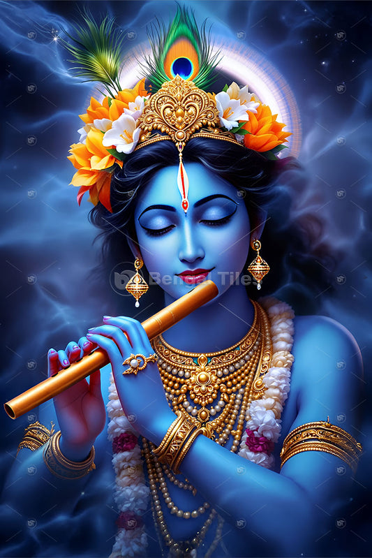 Krishna's Blessing Premium Spiritual Home wall Decor  - 13053