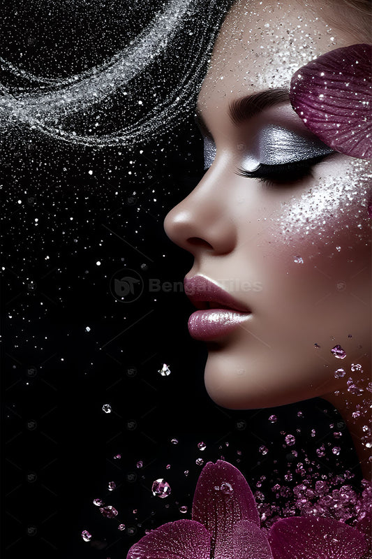 Bold Elegance – Girl in 3D Wall Art - 13217