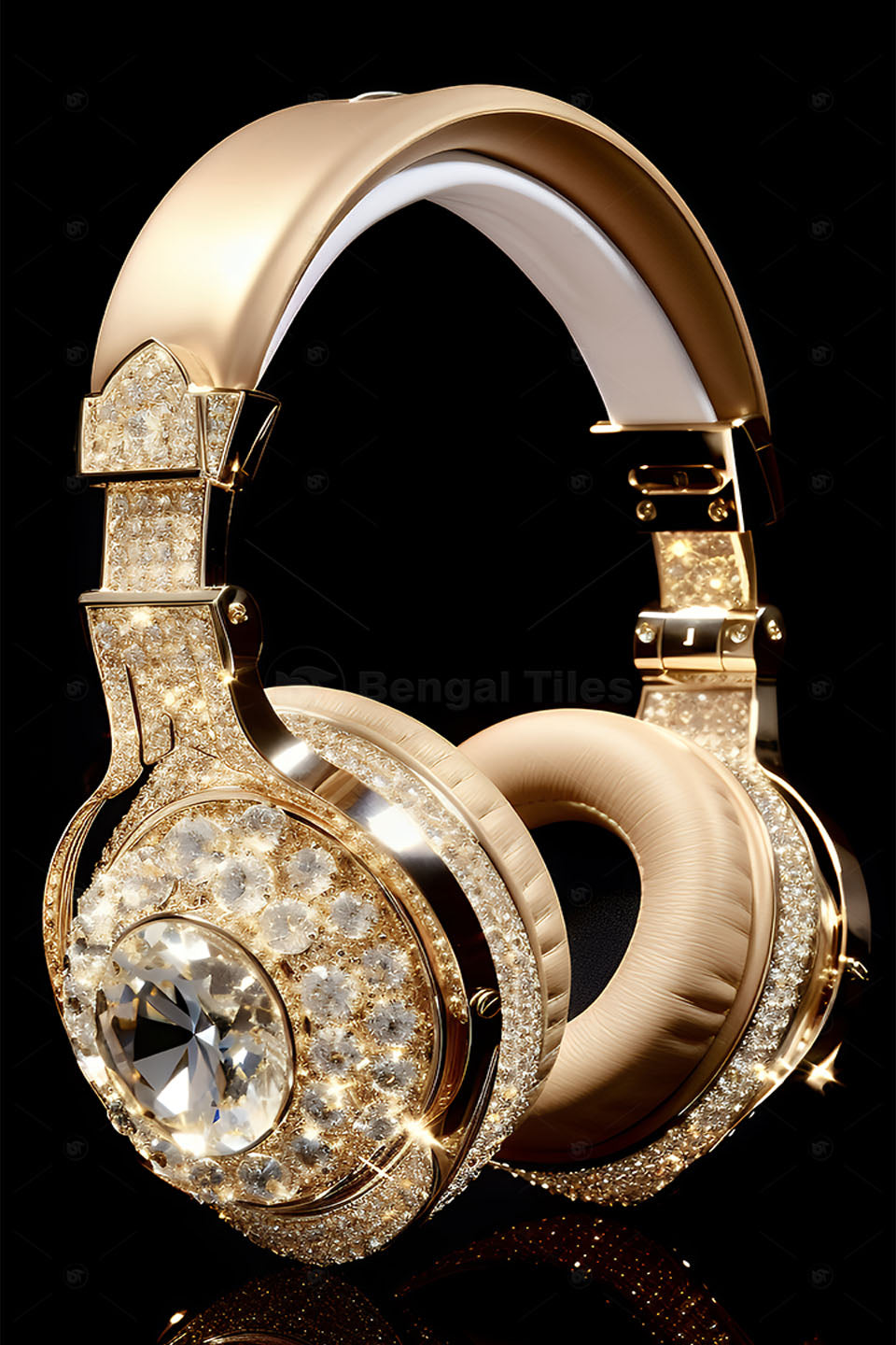 Golden Beats – Contemporary 3D Wall Décor - 13424