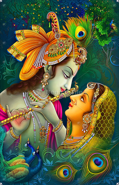 Radha Krishna Eternal Love Premium Decor - 9021
